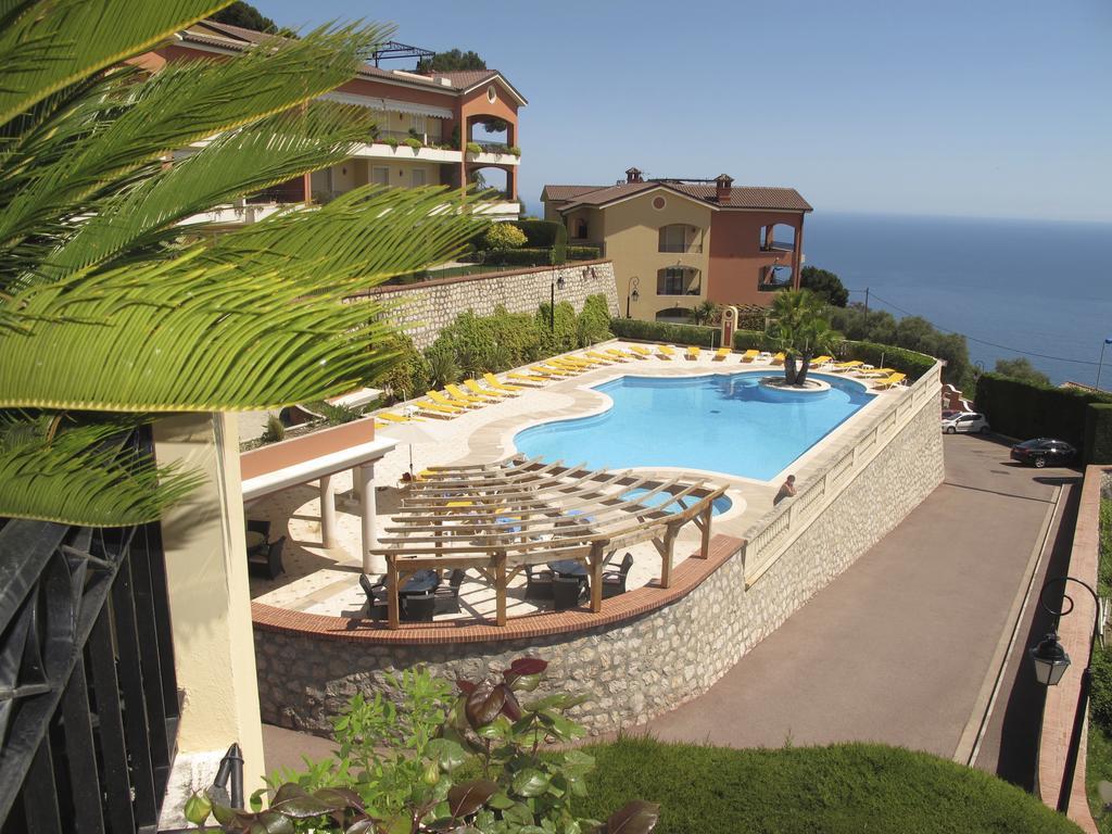 Sunny Panoramic Balcony Apartamento Èze Exterior foto