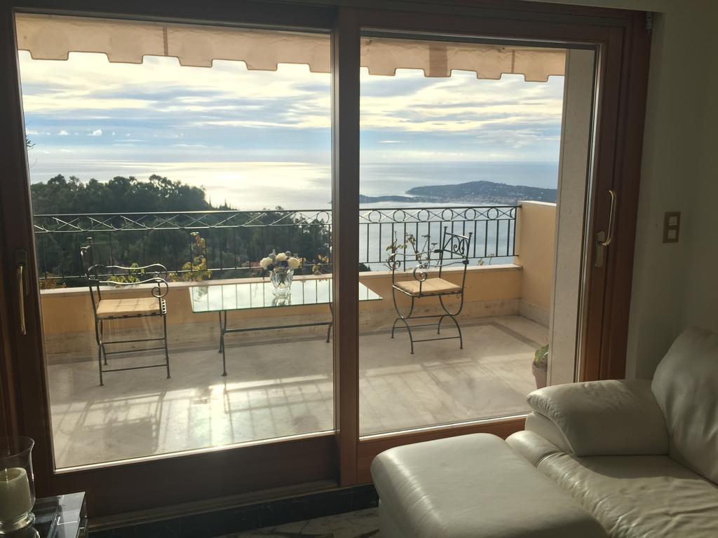 Sunny Panoramic Balcony Apartamento Èze Exterior foto