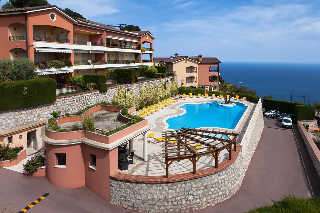 Sunny Panoramic Balcony Apartamento Èze Exterior foto