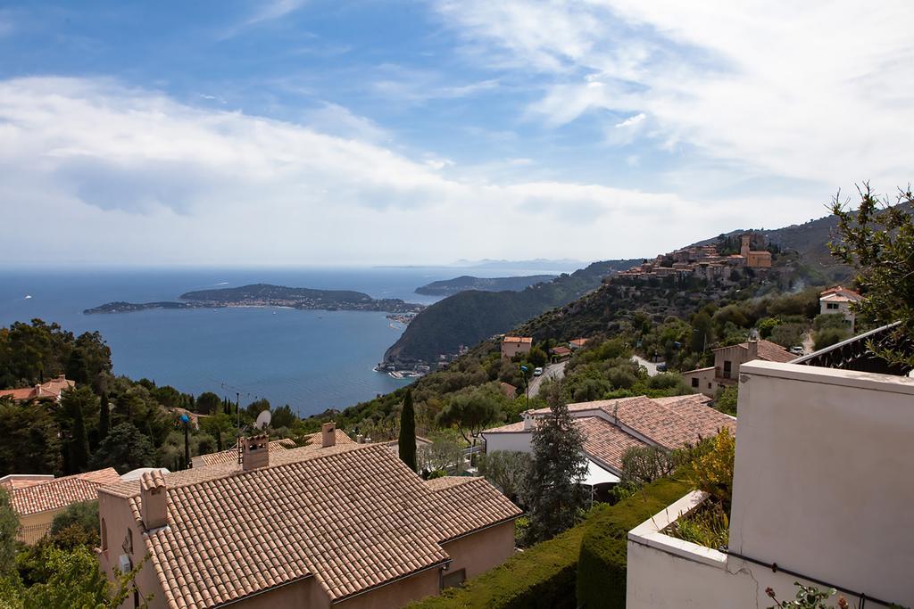Sunny Panoramic Balcony Apartamento Èze Exterior foto