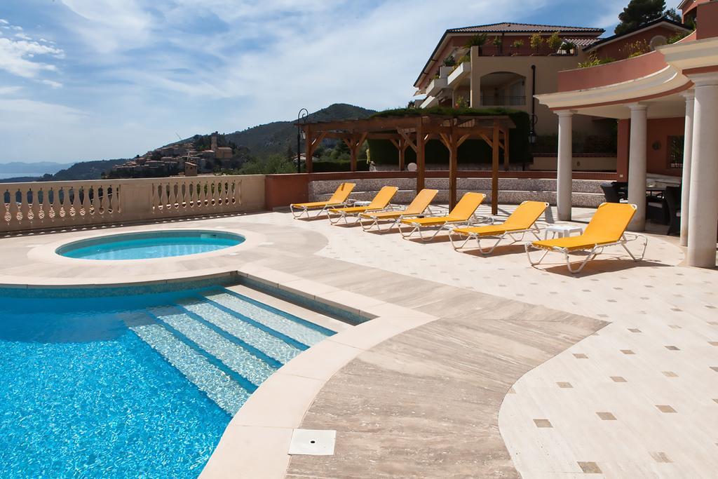 Sunny Panoramic Balcony Apartamento Èze Exterior foto
